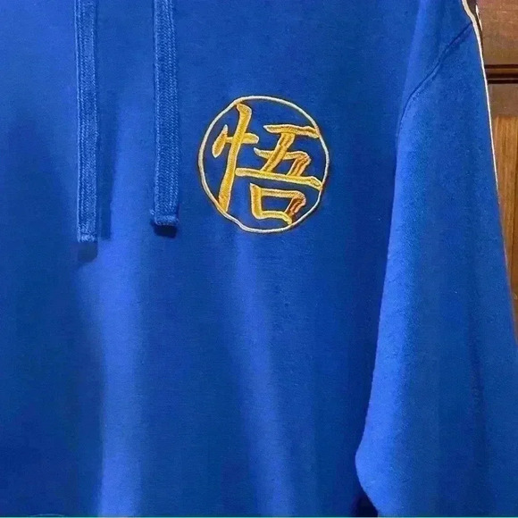 Dragon Ball Z Hoodie Blue Size XL - Picture 2 of 8